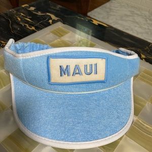 Vintage Hawaiian Headwear athleisure Terry cloth Maui visor